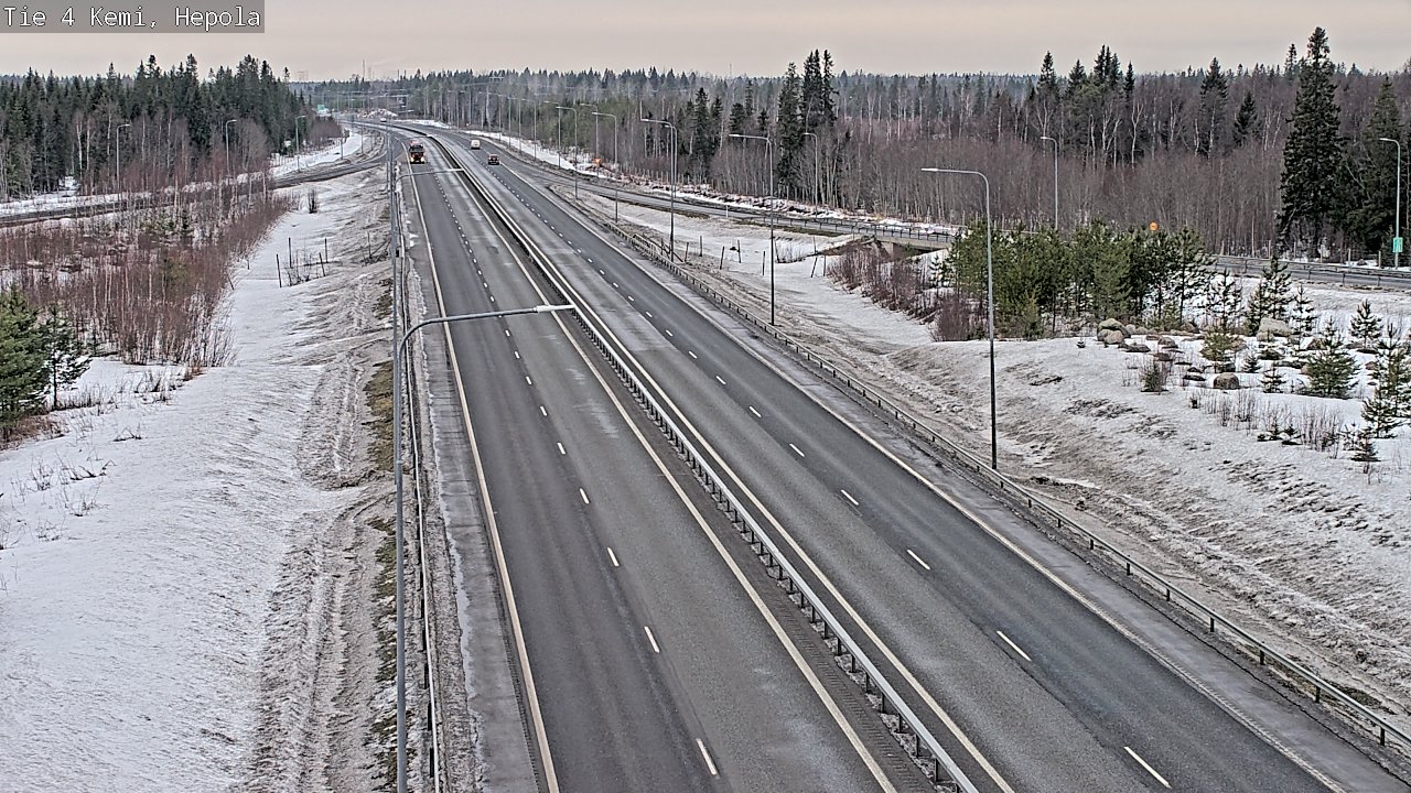 Kelikamerat Kuva Tie 4 Kemi, Hepola, Kemi, Lappi