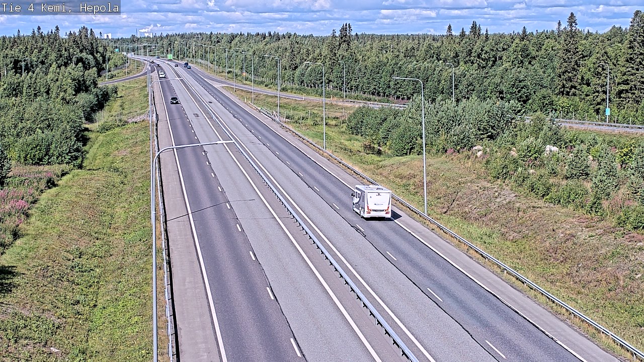 Kelikamerat Kuva Tie 4 Kemi, Hepola, Kemi, Lappi