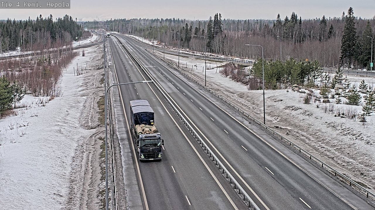 Weather Camera Image Road 4 Kemi, Hepola, Kemi, Lappi