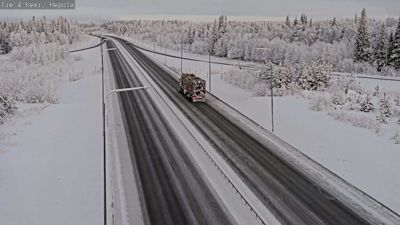 Weather Camera Image Road 4 Kemi, Hepola, Kemi, Lappi