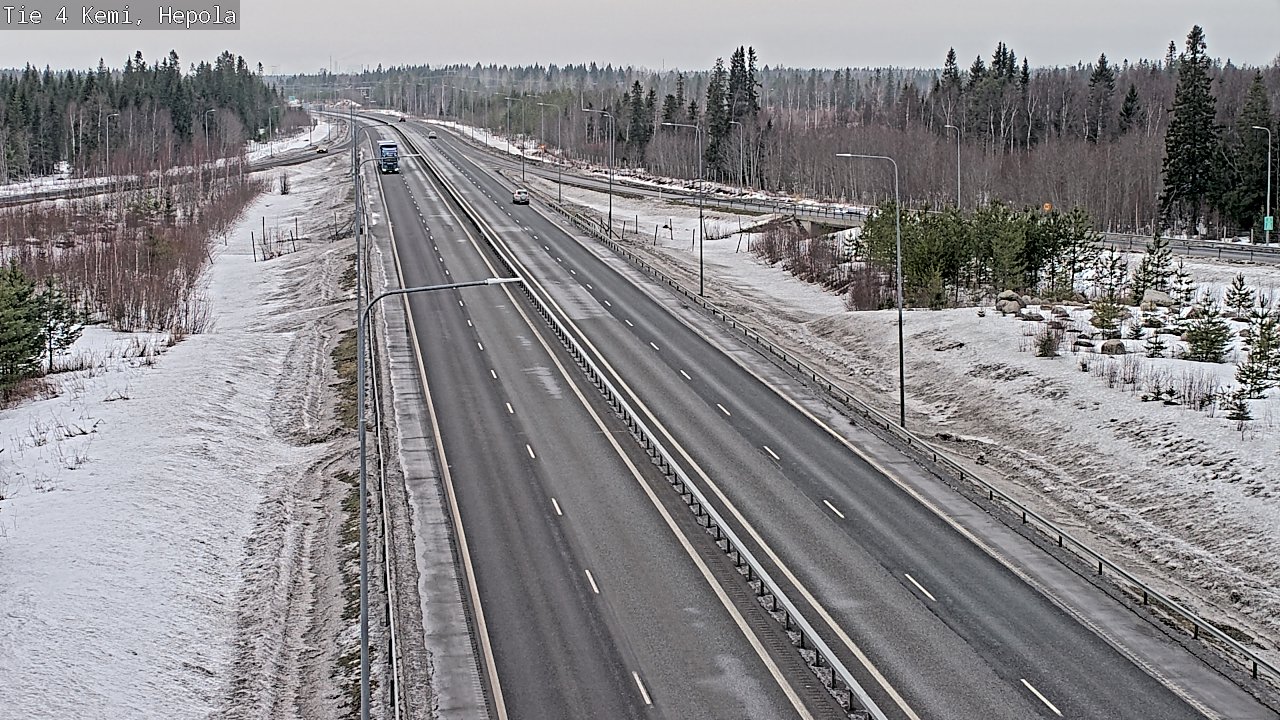 Kelikamerat Kuva Tie 4 Kemi, Hepola, Kemi, Lappi