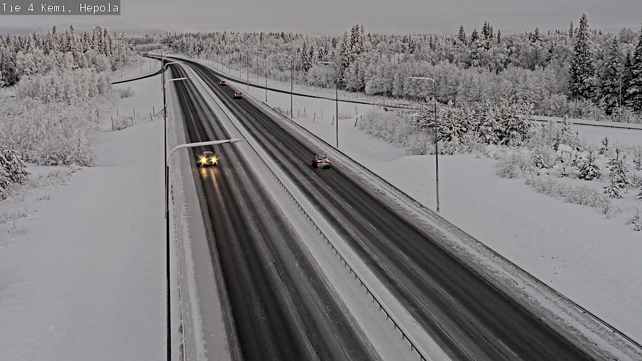 Kelikamerat Kuva Tie 4 Kemi, Hepola, Kemi, Lappi