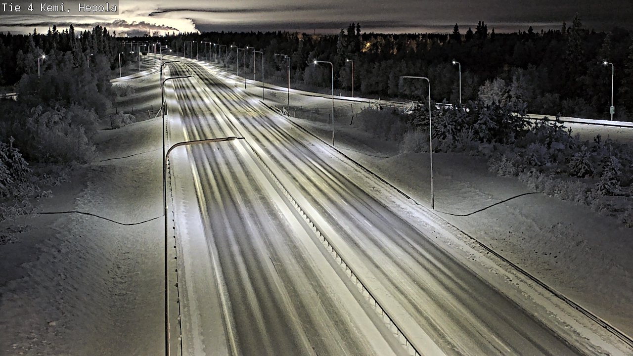 Kelikamerat Kuva Tie 4 Kemi, Hepola, Kemi, Lappi