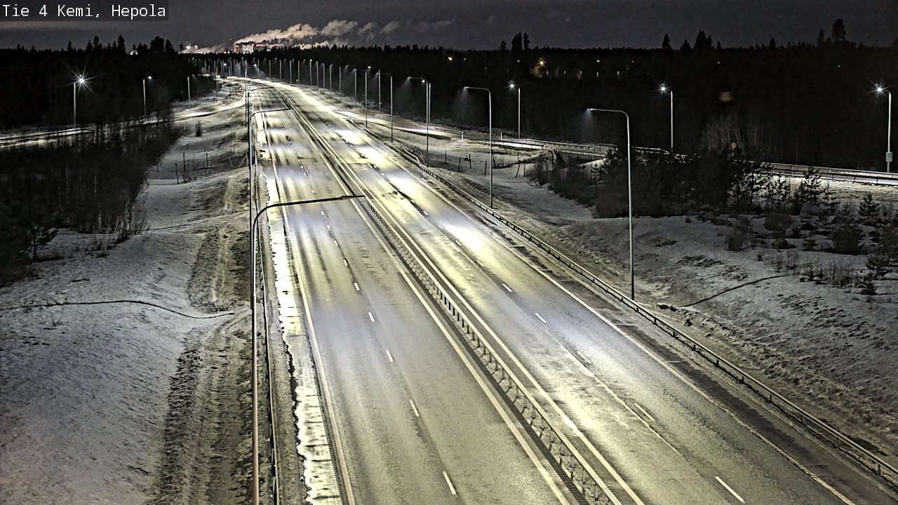 Kelikamerat Kuva Tie 4 Kemi, Hepola, Kemi, Lappi
