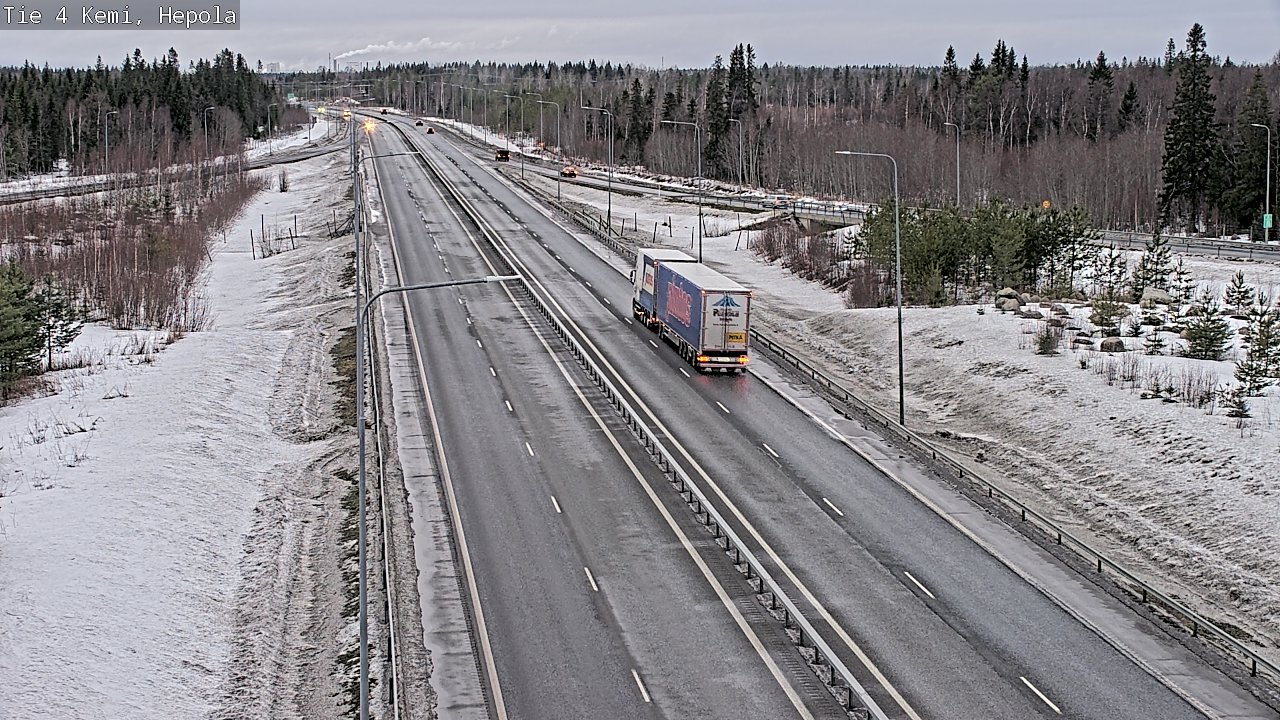 Kelikamerat Kuva Tie 4 Kemi, Hepola, Kemi, Lappi