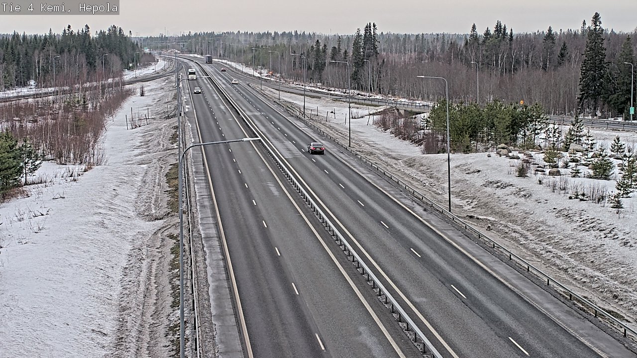 Weather Camera Image Road 4 Kemi, Hepola, Kemi, Lappi