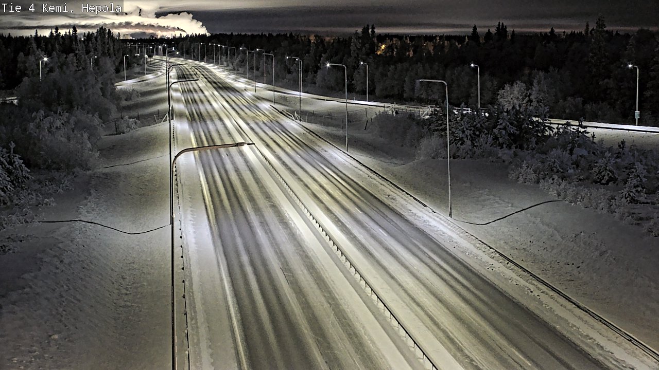 Kelikamerat Kuva Tie 4 Kemi, Hepola, Kemi, Lappi