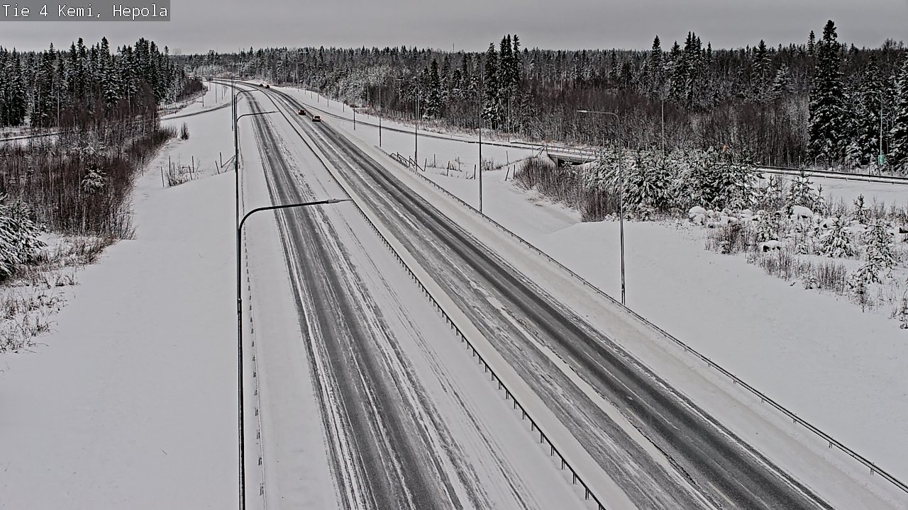 Weather Camera Image Väg 4 Kemi, Hepola, Kemi, Lappi