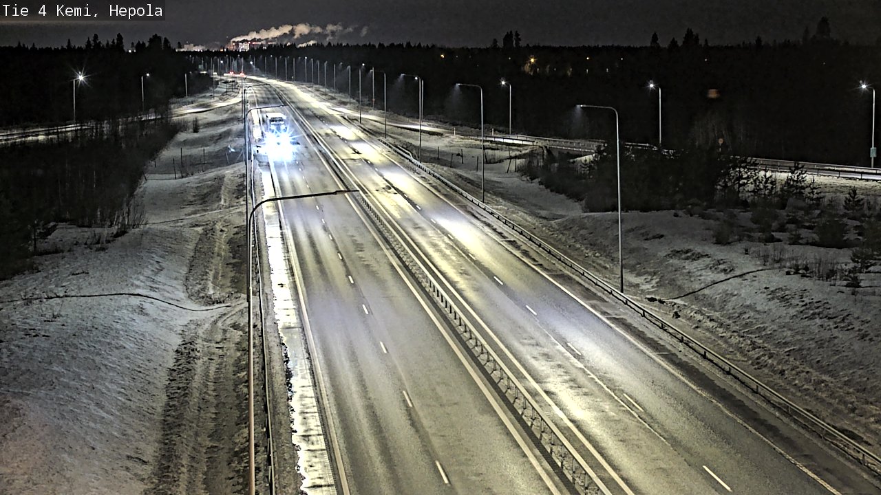 Kelikamerat Kuva Tie 4 Kemi, Hepola, Kemi, Lappi