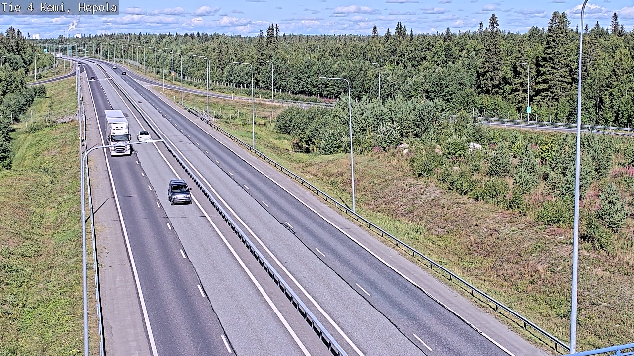 Weather Camera Image Väg 4 Kemi, Hepola, Kemi, Lappi