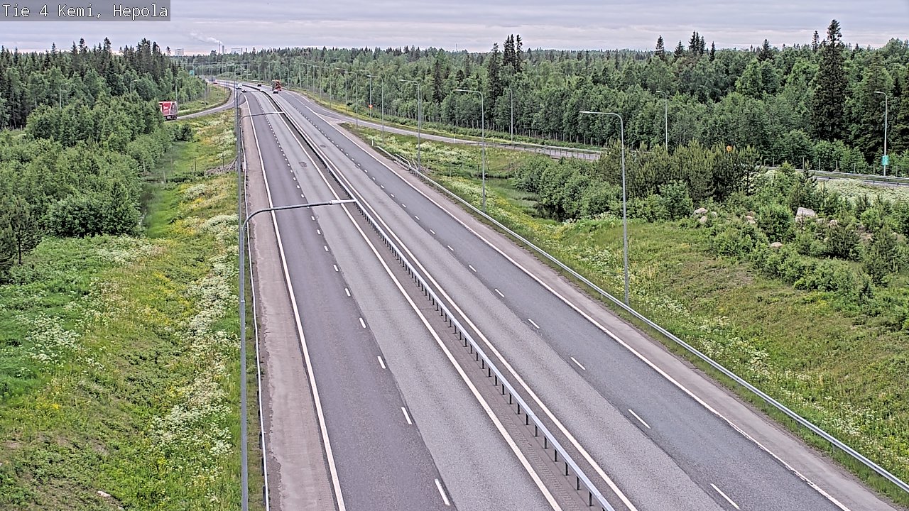 Kelikamerat Kuva Tie 4 Kemi, Hepola, Kemi, Lappi