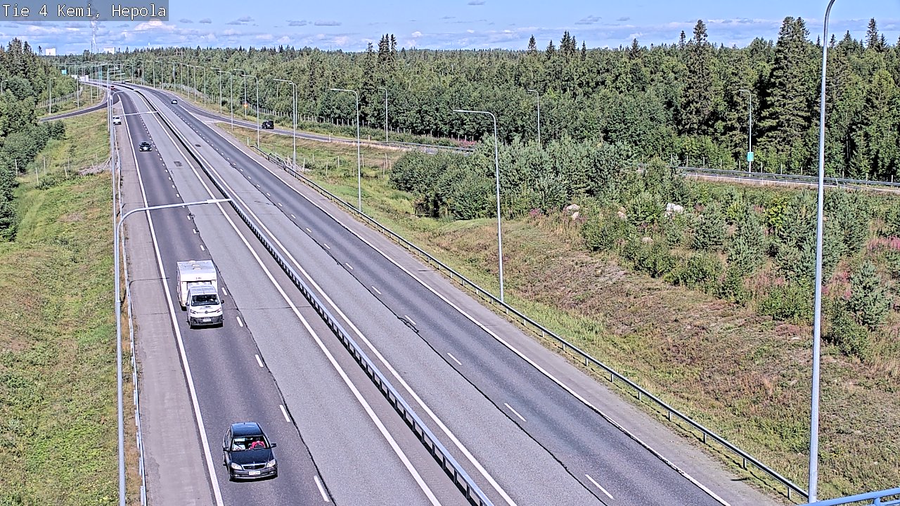 Weather Camera Image Väg 4 Kemi, Hepola, Kemi, Lappi