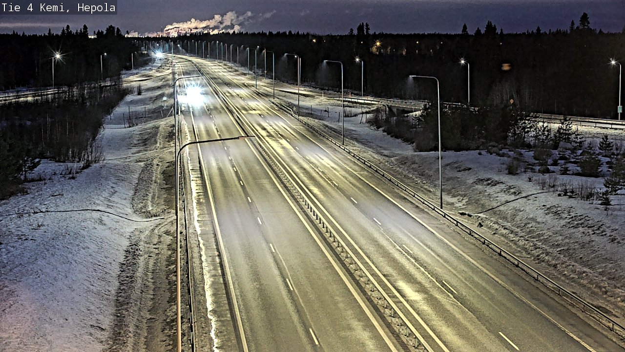 Kelikamerat Kuva Tie 4 Kemi, Hepola, Kemi, Lappi