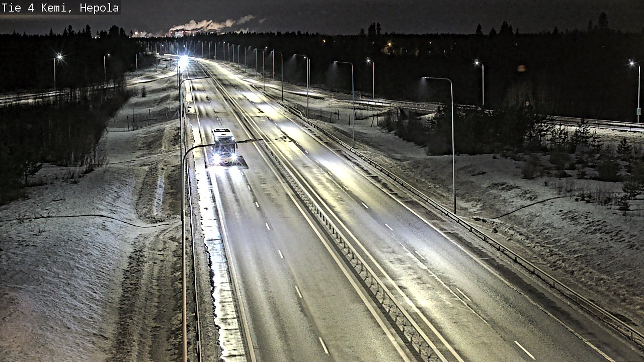 Kelikamerat Kuva Tie 4 Kemi, Hepola, Kemi, Lappi