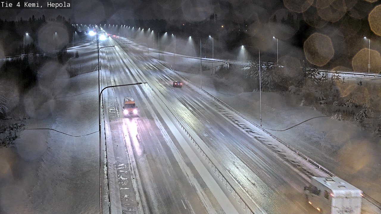 Weather Camera Image Väg 4 Kemi, Hepola, Kemi, Lappi