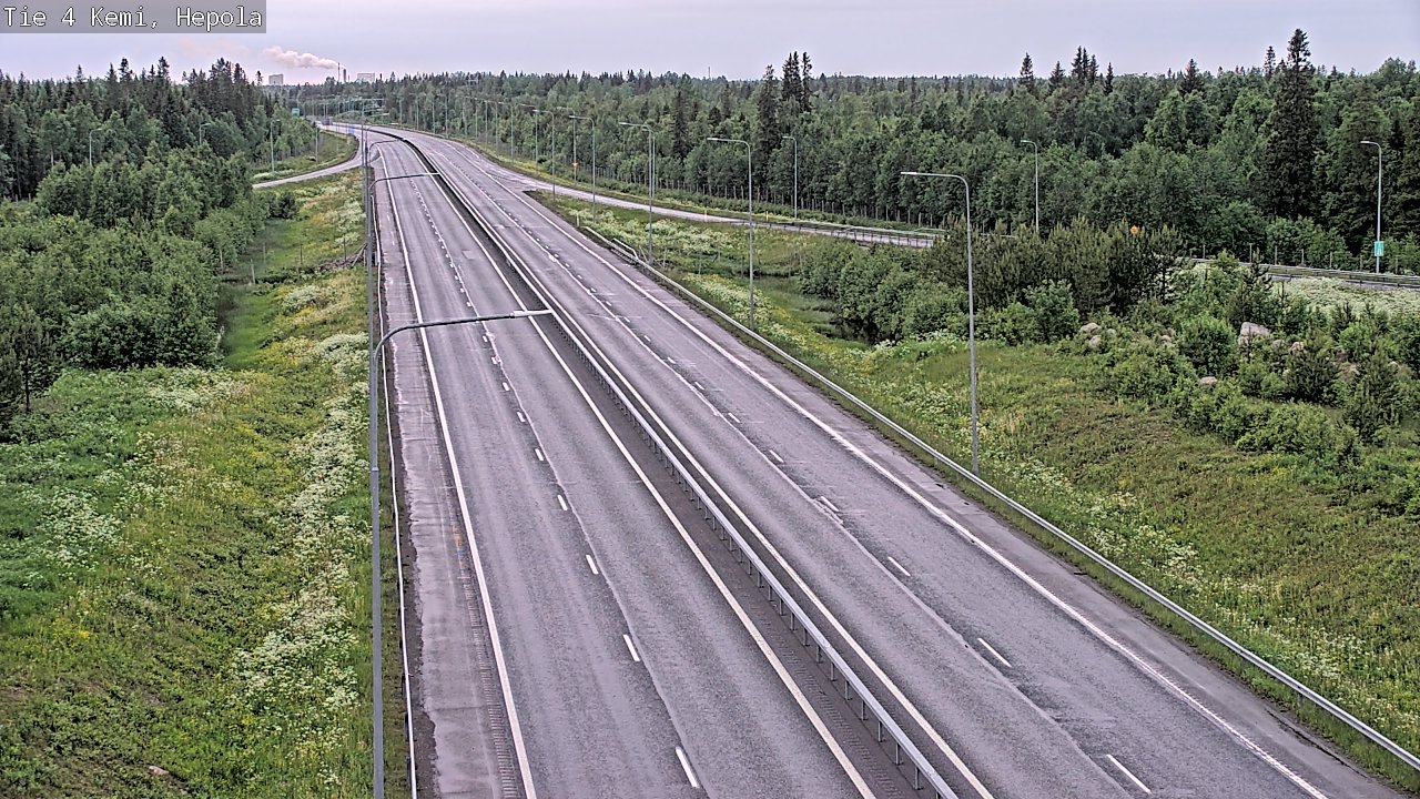 Kelikamerat Kuva Tie 4 Kemi, Hepola, Kemi, Lappi