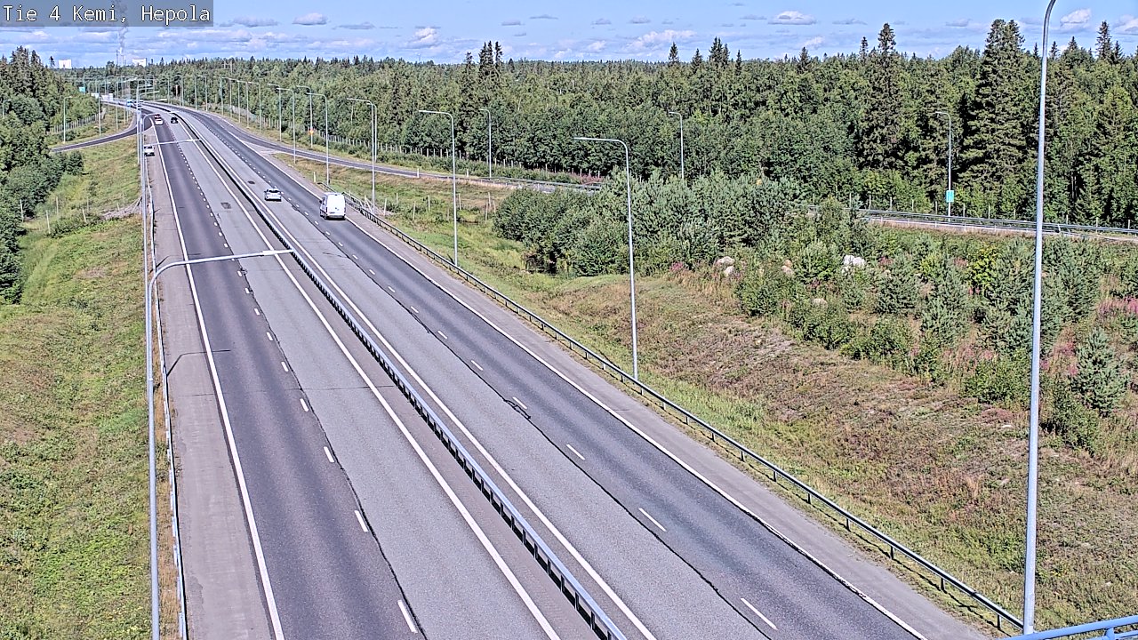 Weather Camera Image Väg 4 Kemi, Hepola, Kemi, Lappi