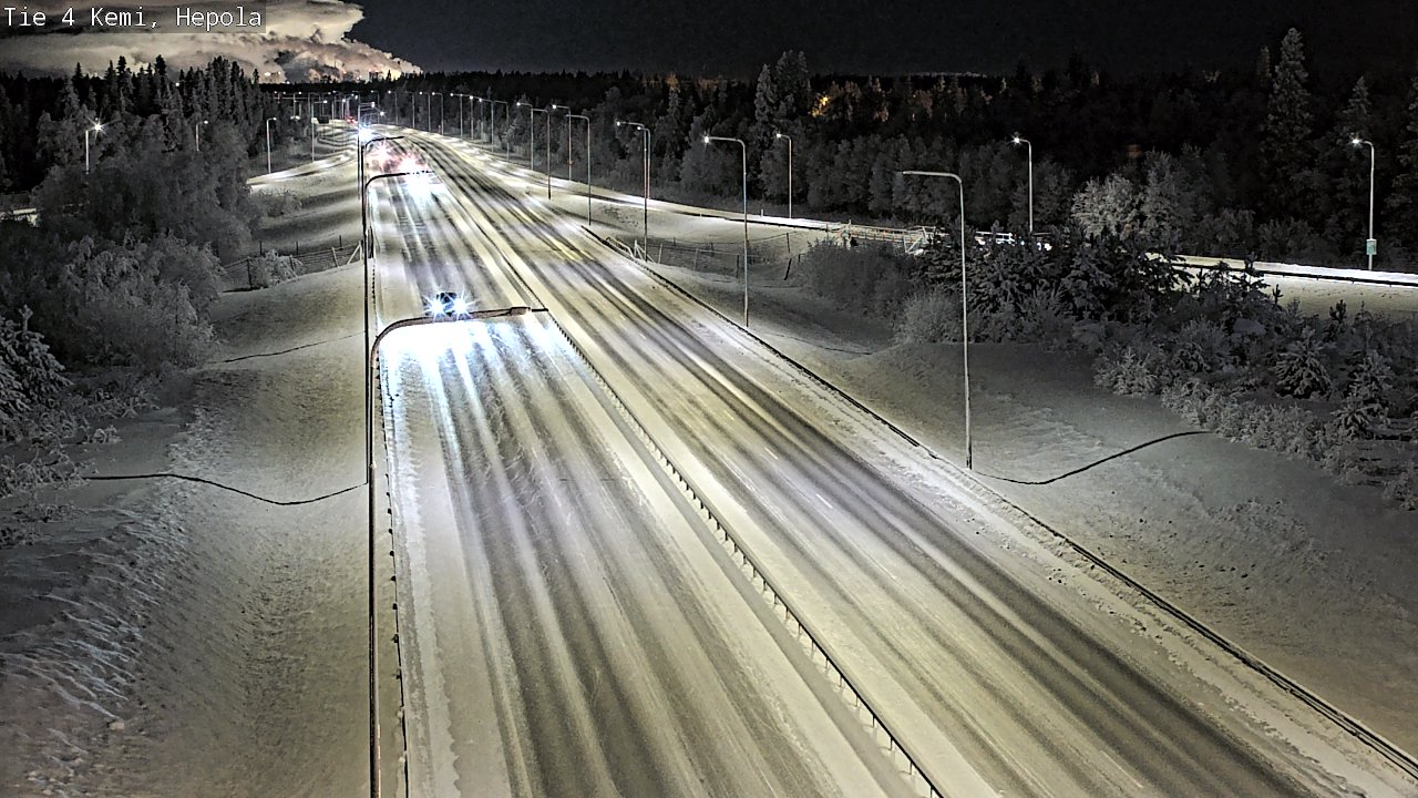 Kelikamerat Kuva Tie 4 Kemi, Hepola, Kemi, Lappi