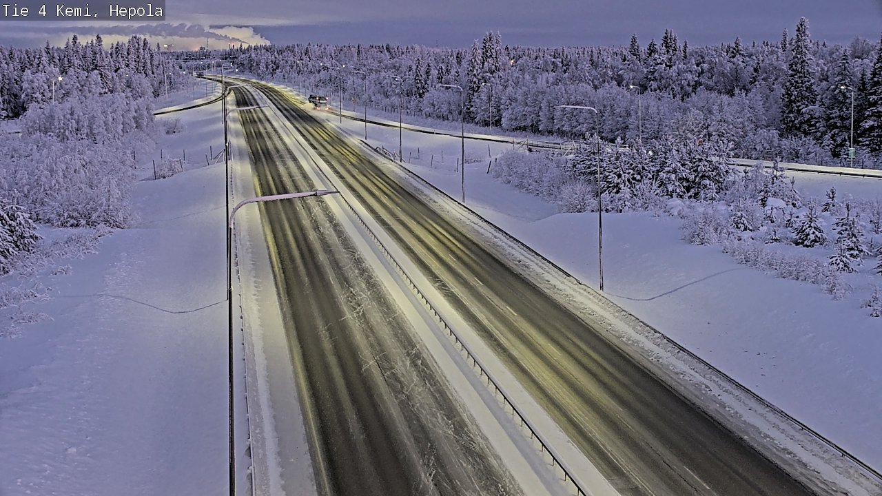 Kelikamerat Kuva Tie 4 Kemi, Hepola, Kemi, Lappi