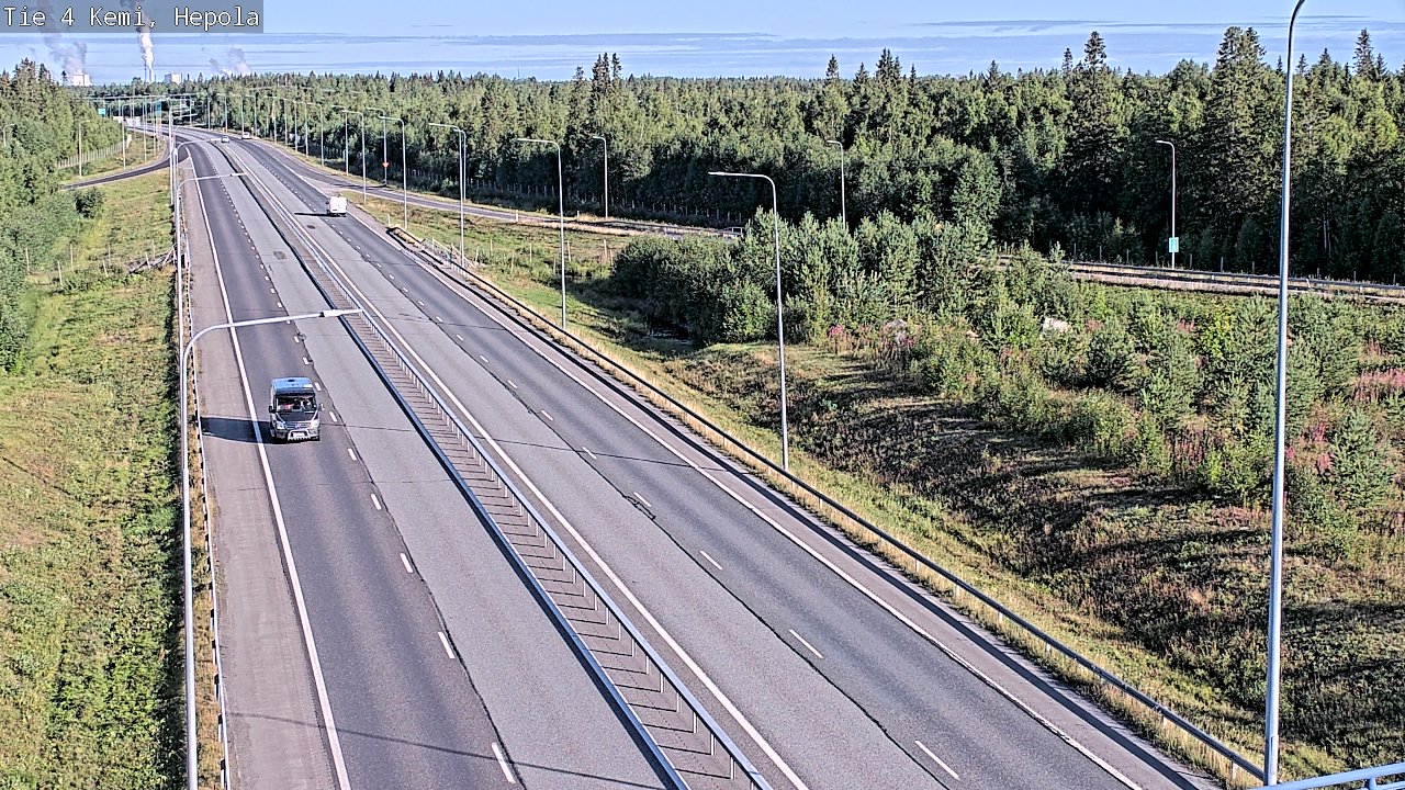 Weather Camera Image Väg 4 Kemi, Hepola, Kemi, Lappi