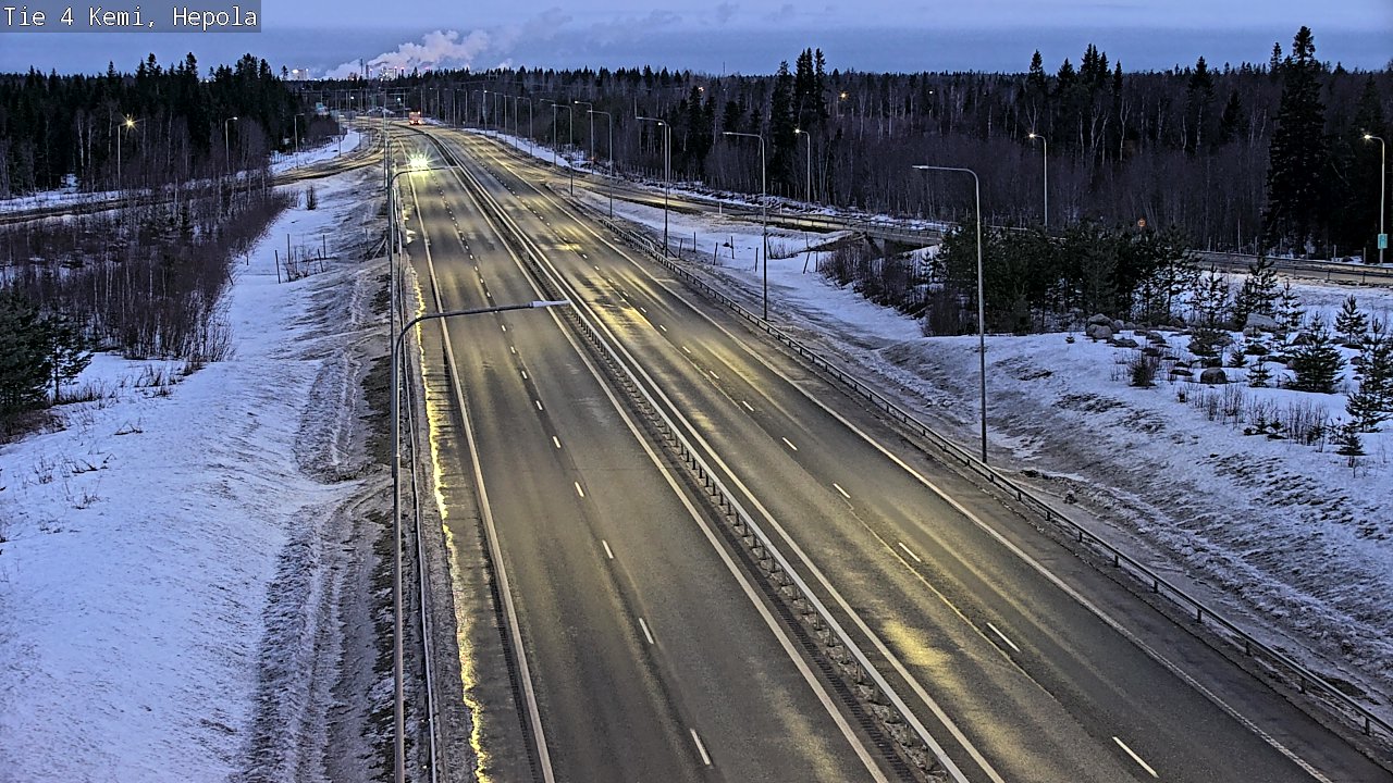 Kelikamerat Kuva Tie 4 Kemi, Hepola, Kemi, Lappi