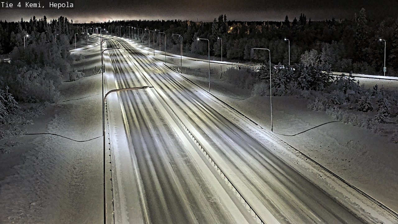 Kelikamerat Kuva Tie 4 Kemi, Hepola, Kemi, Lappi