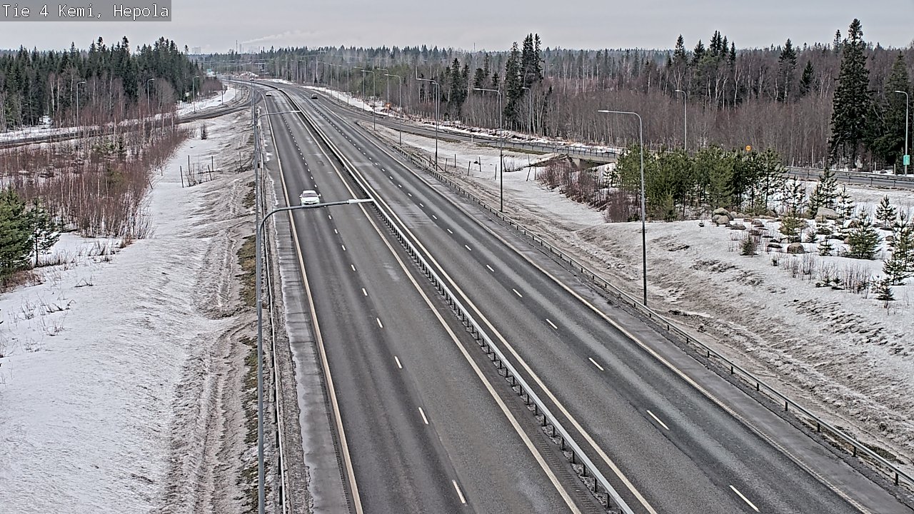 Weather Camera Image Road 4 Kemi, Hepola, Kemi, Lappi