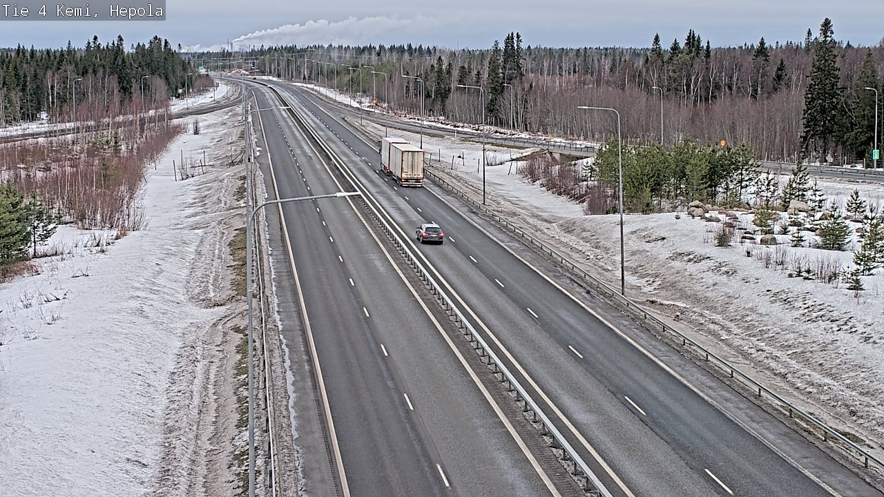 Kelikamerat Kuva Tie 4 Kemi, Hepola, Kemi, Lappi