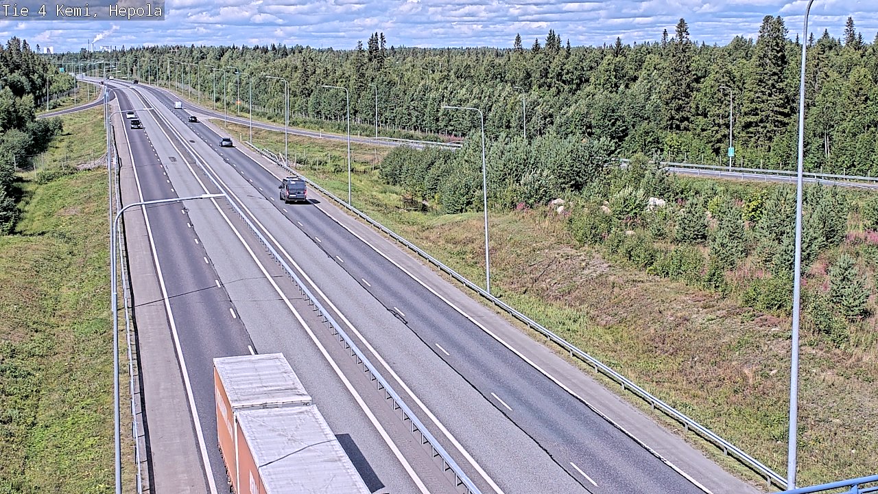 Weather Camera Image Väg 4 Kemi, Hepola, Kemi, Lappi