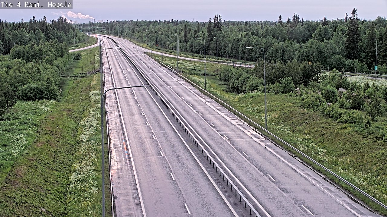 Kelikamerat Kuva Tie 4 Kemi, Hepola, Kemi, Lappi