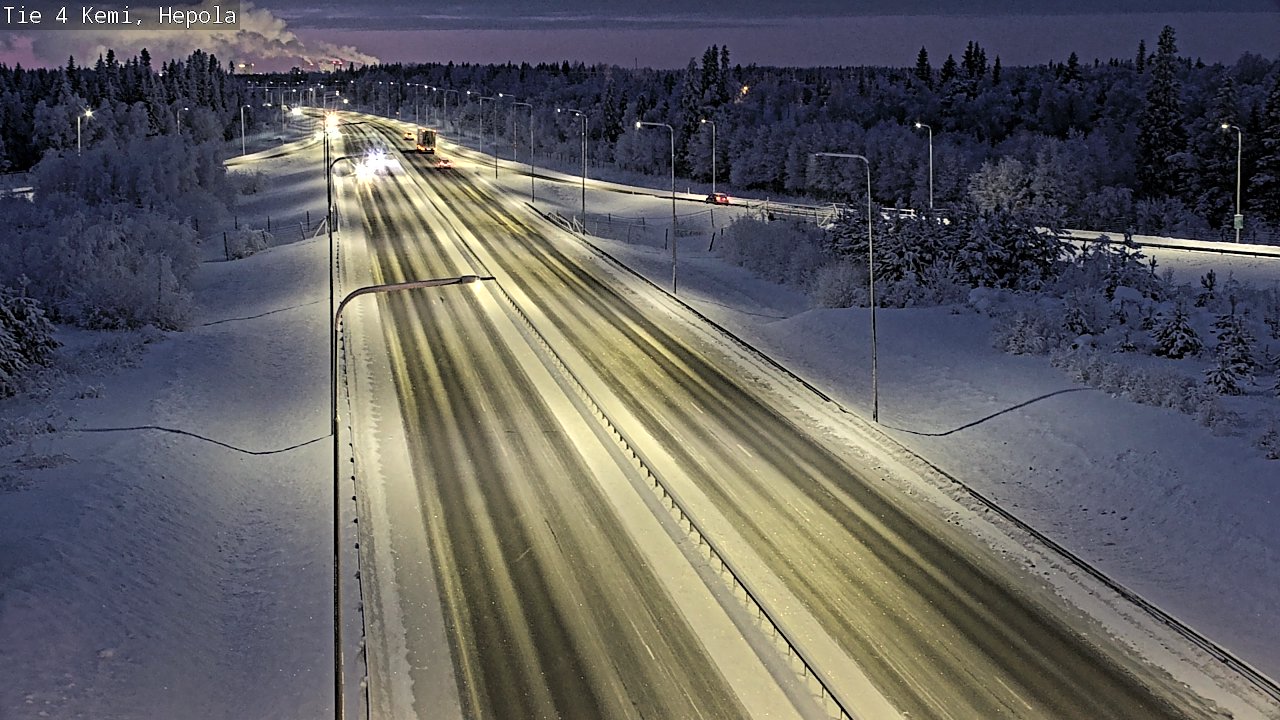 Kelikamerat Kuva Tie 4 Kemi, Hepola, Kemi, Lappi