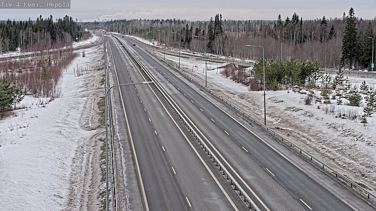 Kelikamerat Kuva Tie 4 Kemi, Hepola, Kemi, Lappi