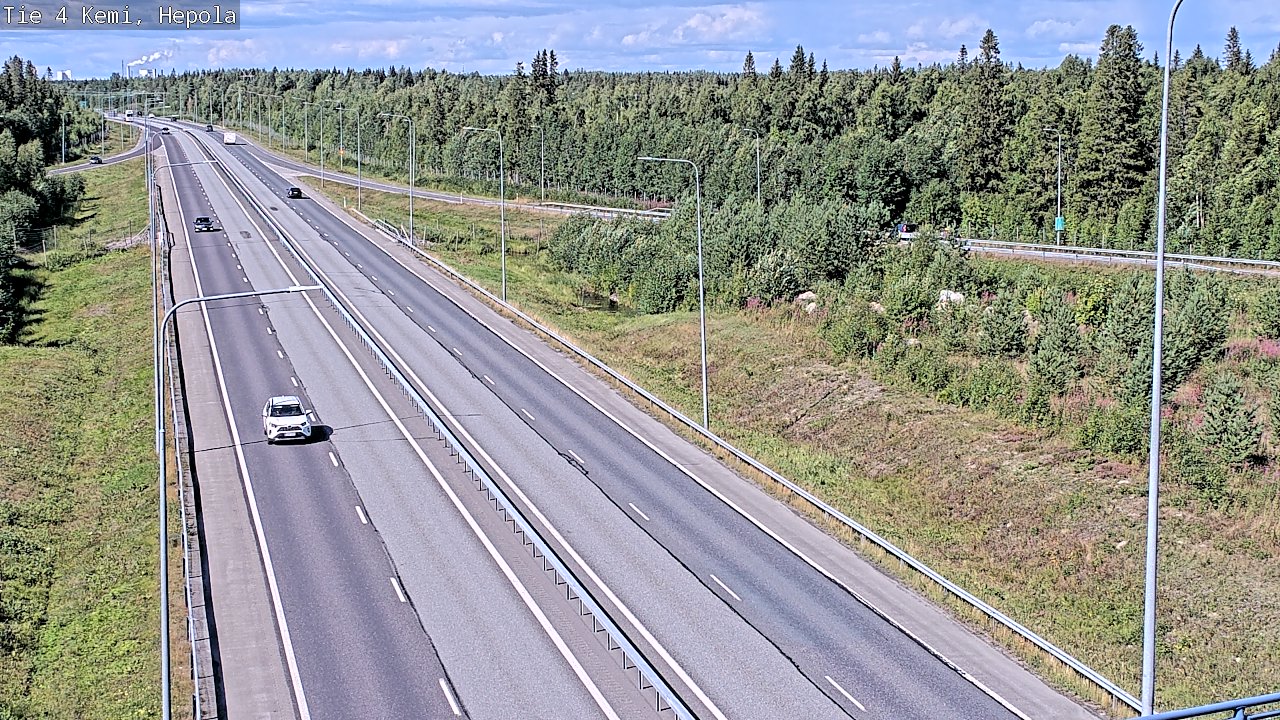 Kelikamerat Kuva Tie 4 Kemi, Hepola, Kemi, Lappi
