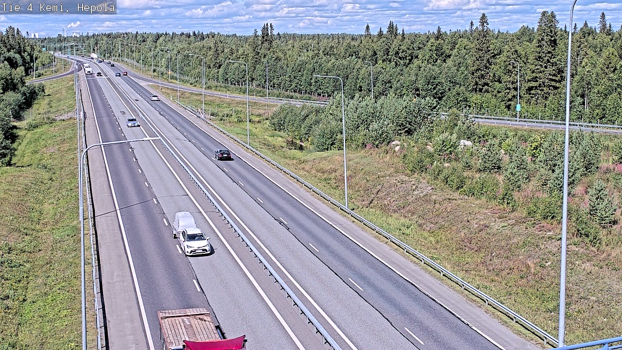 Weather Camera Image Väg 4 Kemi, Hepola, Kemi, Lappi