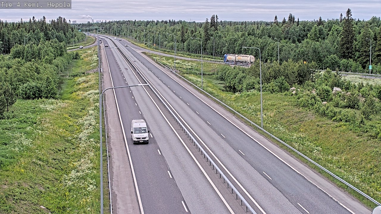 Kelikamerat Kuva Tie 4 Kemi, Hepola, Kemi, Lappi