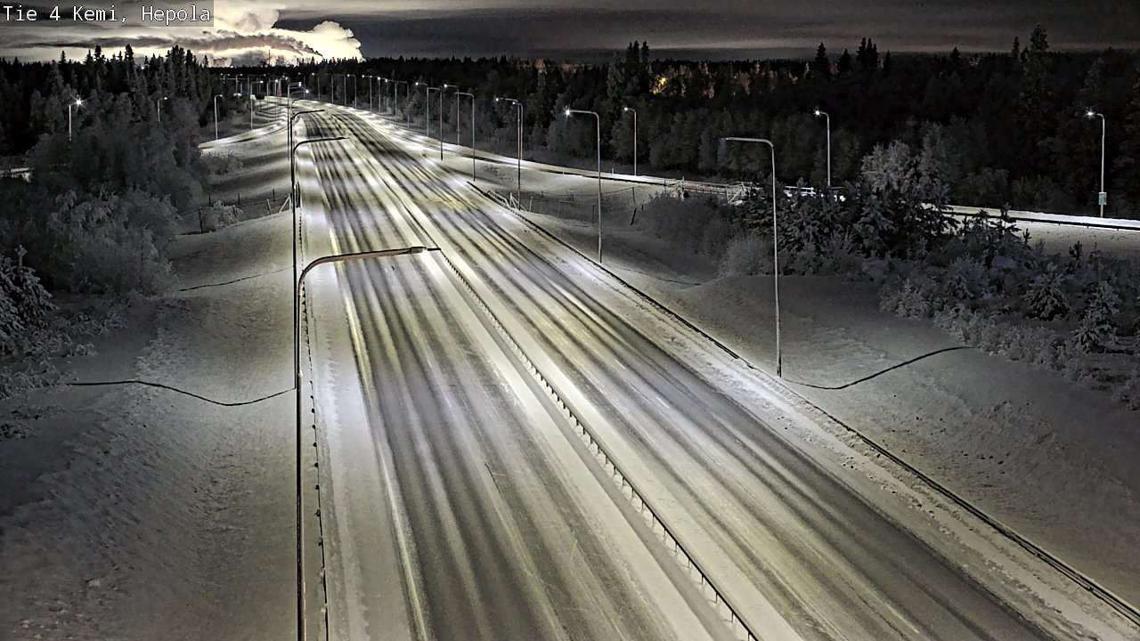 Kelikamerat Kuva Tie 4 Kemi, Hepola, Kemi, Lappi