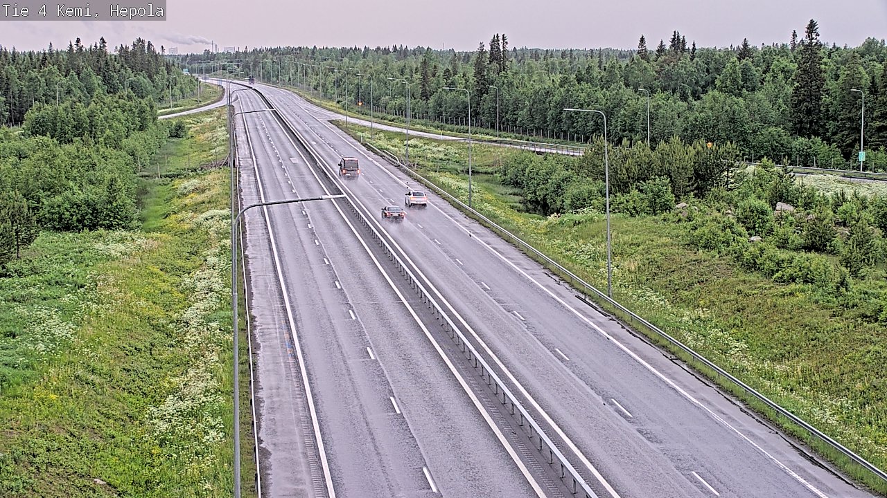 Kelikamerat Kuva Tie 4 Kemi, Hepola, Kemi, Lappi
