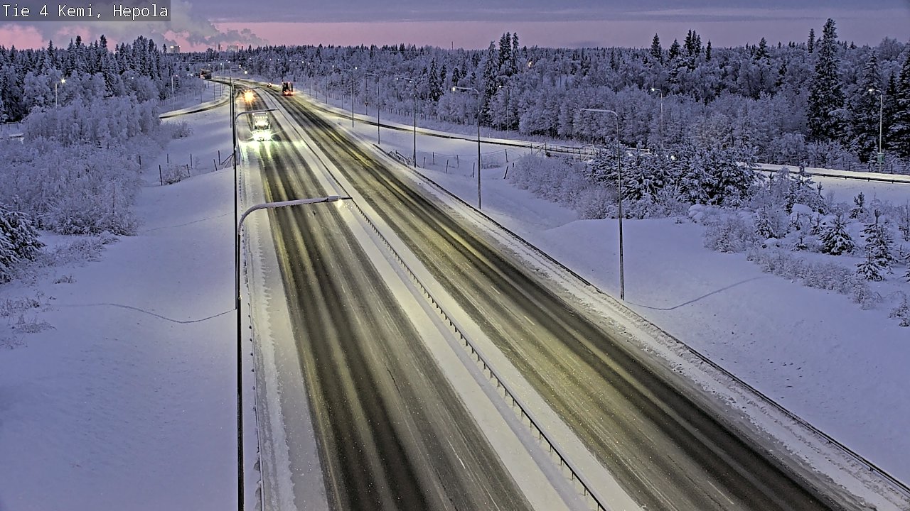 Kelikamerat Kuva Tie 4 Kemi, Hepola, Kemi, Lappi
