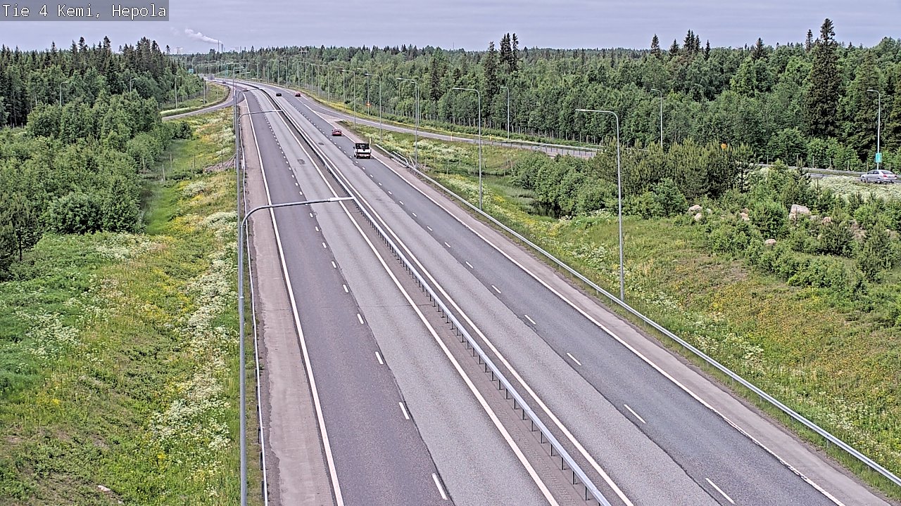Kelikamerat Kuva Tie 4 Kemi, Hepola, Kemi, Lappi