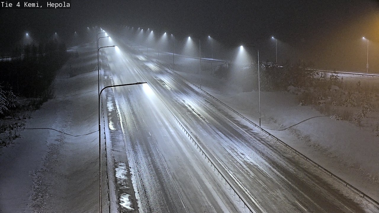 Weather Camera Image Väg 4 Kemi, Hepola, Kemi, Lappi