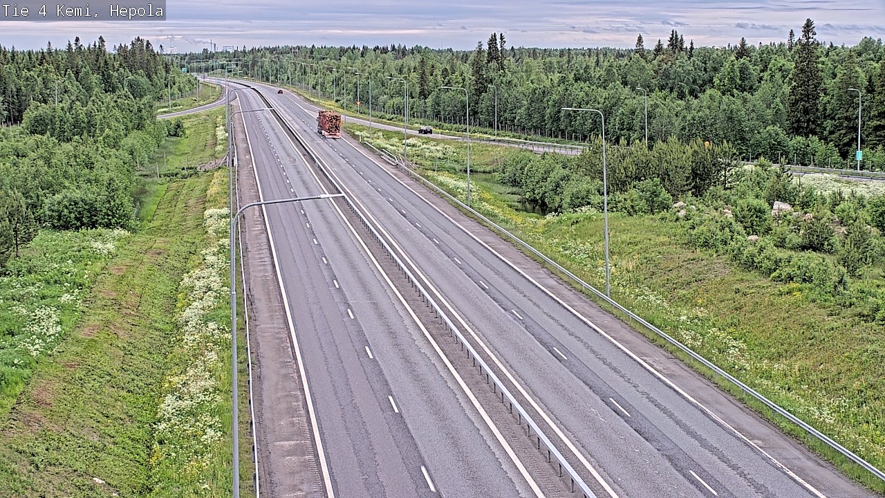 Kelikamerat Kuva Tie 4 Kemi, Hepola, Kemi, Lappi