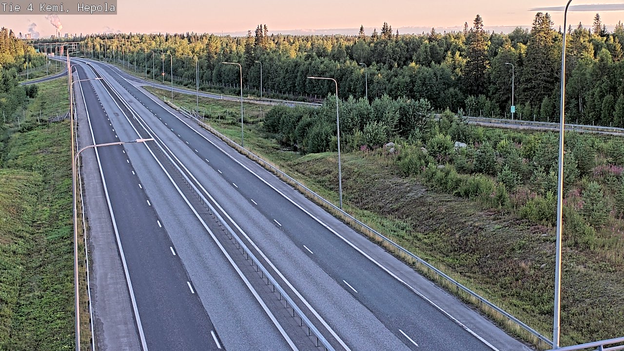 Weather Camera Image Road 4 Kemi, Hepola, Kemi, Lappi