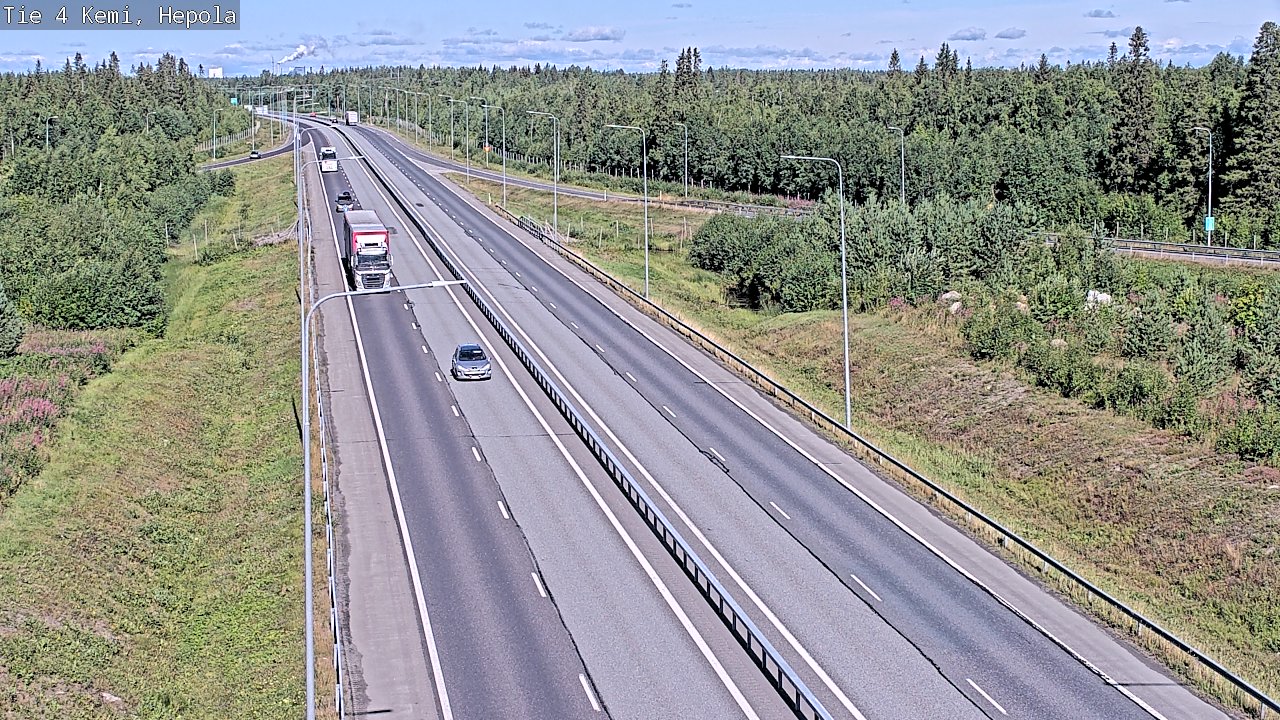 Kelikamerat Kuva Tie 4 Kemi, Hepola, Kemi, Lappi