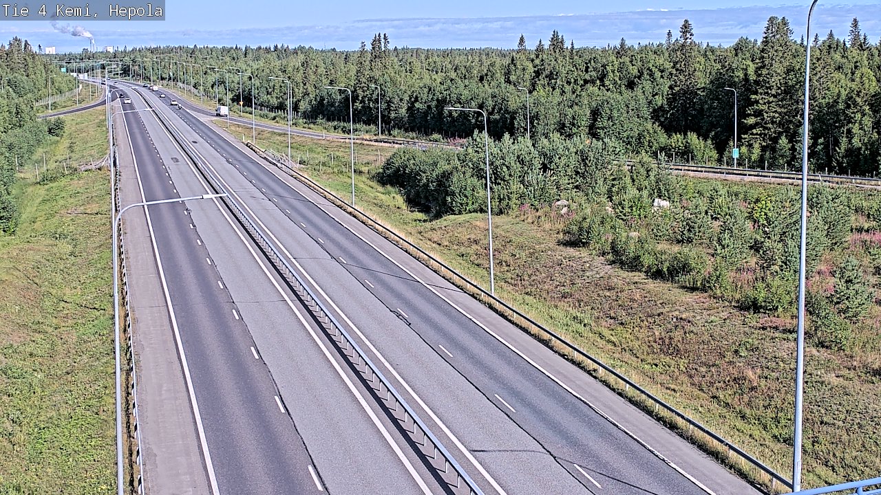 Weather Camera Image Väg 4 Kemi, Hepola, Kemi, Lappi