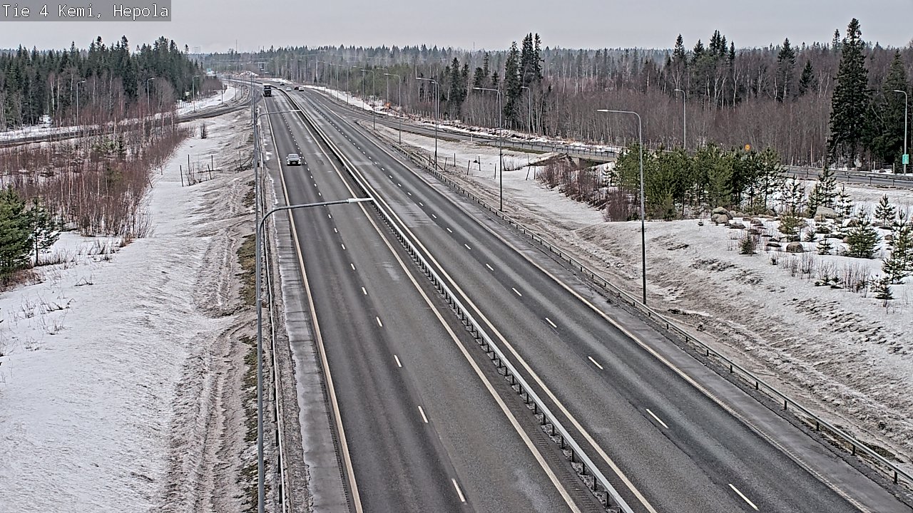 Weather Camera Image Road 4 Kemi, Hepola, Kemi, Lappi