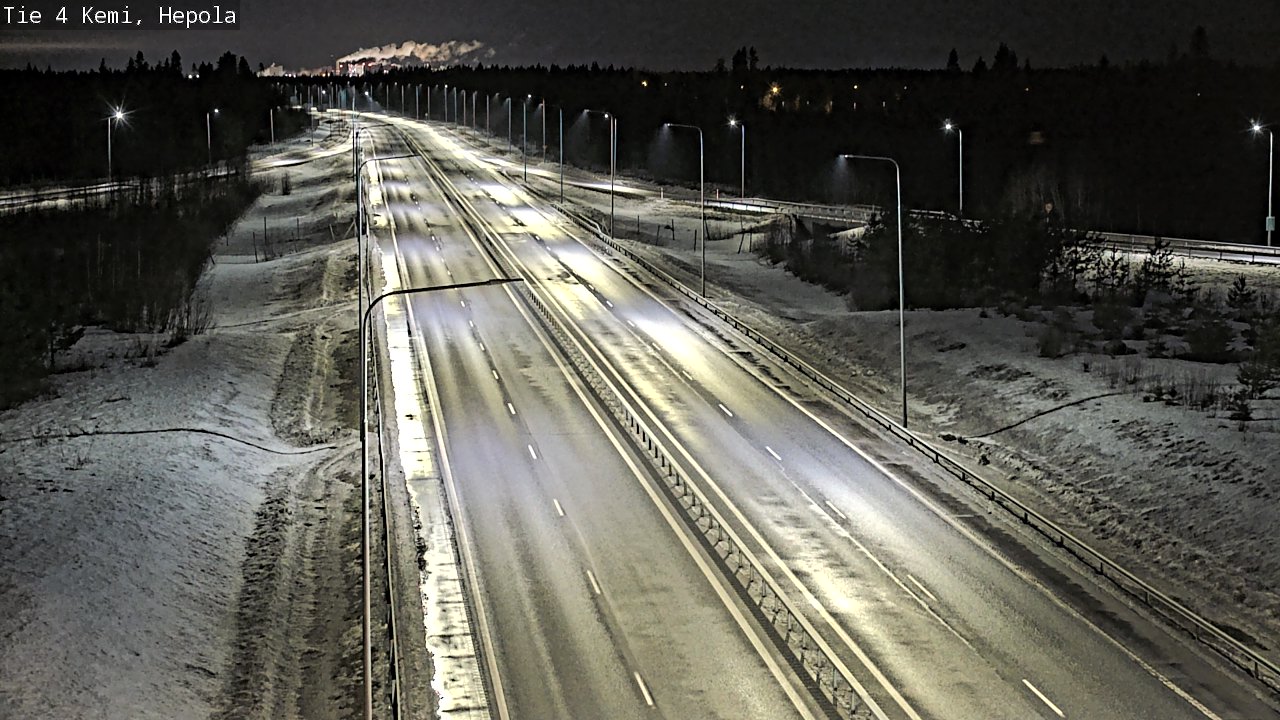 Kelikamerat Kuva Tie 4 Kemi, Hepola, Kemi, Lappi