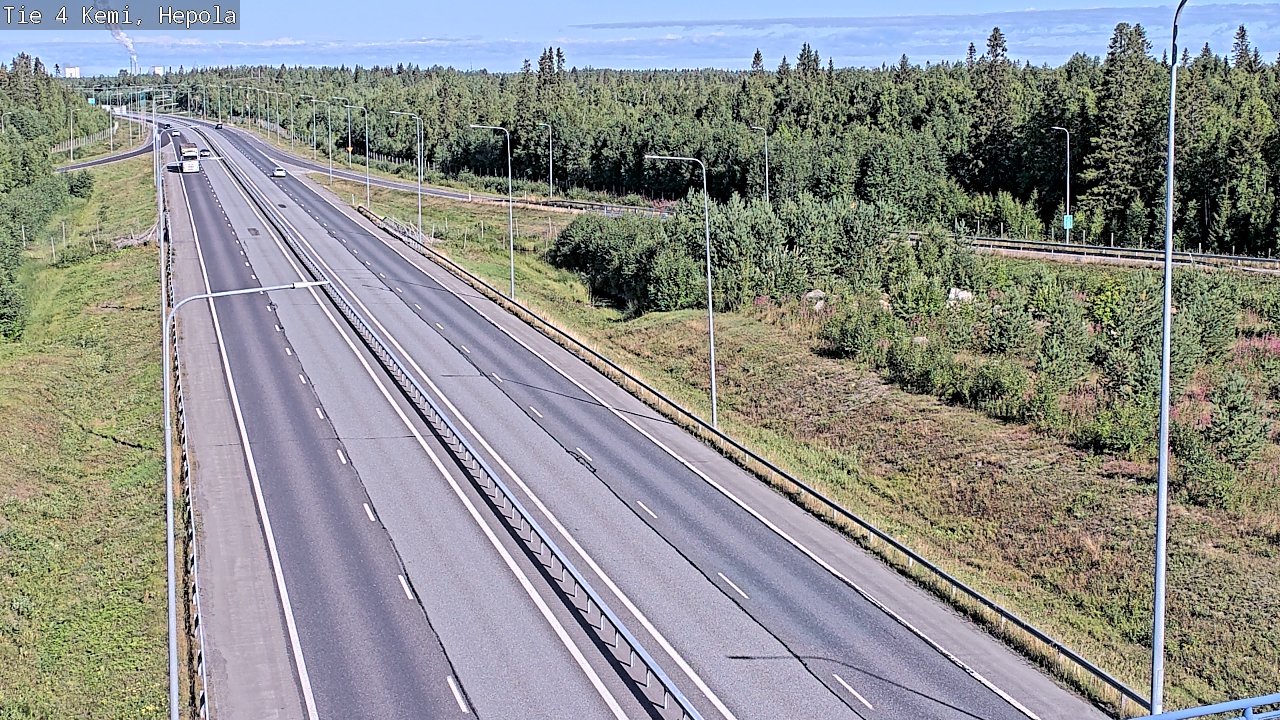 Weather Camera Image Väg 4 Kemi, Hepola, Kemi, Lappi