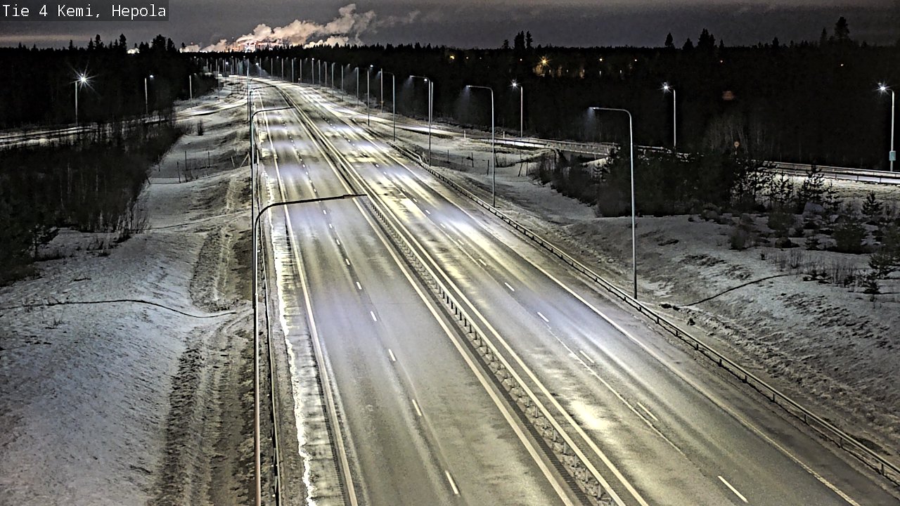 Kelikamerat Kuva Tie 4 Kemi, Hepola, Kemi, Lappi