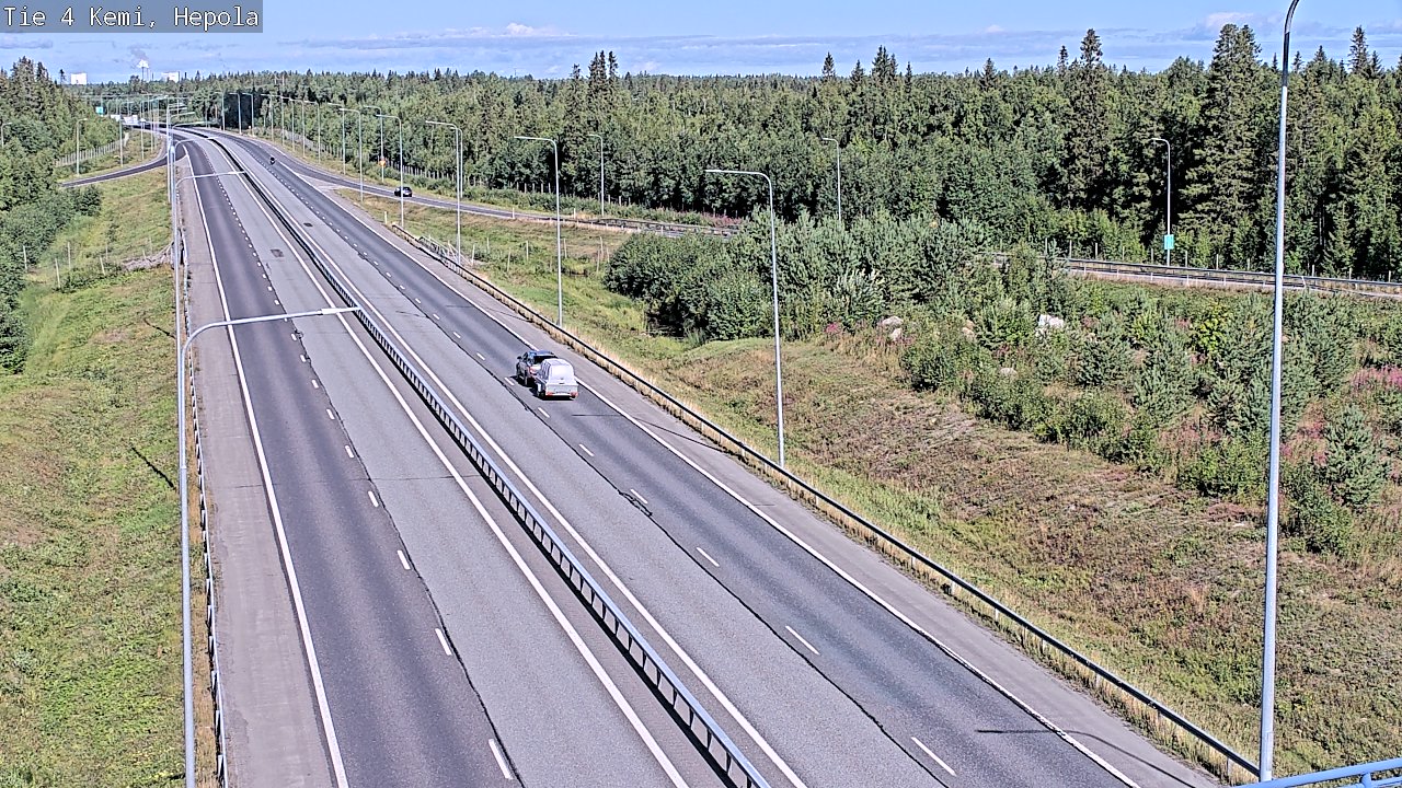 Weather Camera Image Väg 4 Kemi, Hepola, Kemi, Lappi