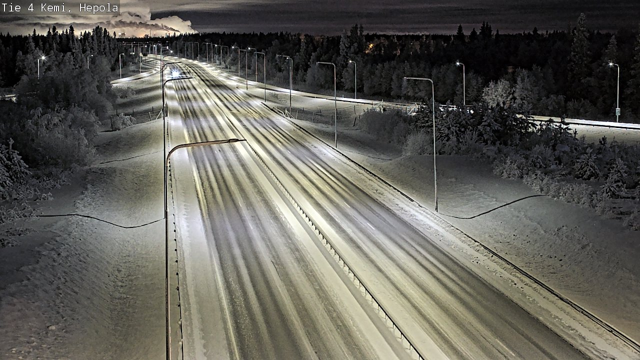 Kelikamerat Kuva Tie 4 Kemi, Hepola, Kemi, Lappi